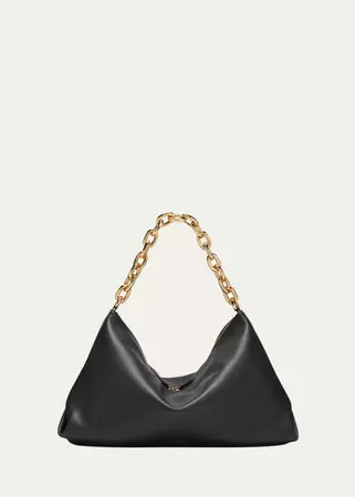Khaite Clara Chain Leather Shoulder Bag - Bergdorf Goodman