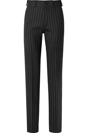 Vetements | Pinstriped wool-blend straight-leg pants | NET-A-PORTER.COM