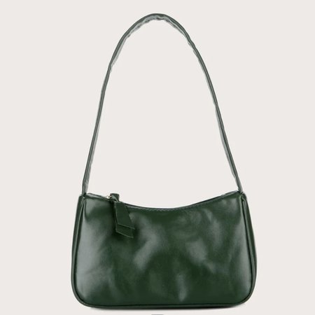 dark green purse