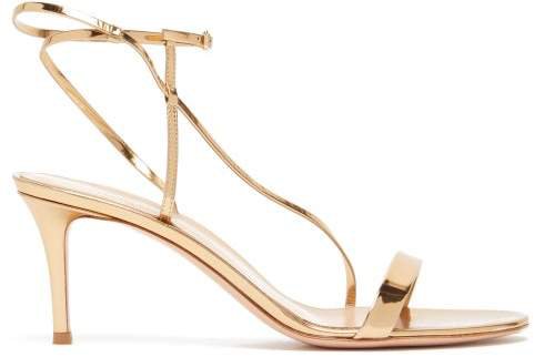 Manhattan 70 Patent Leather Sandals - Womens - Gold