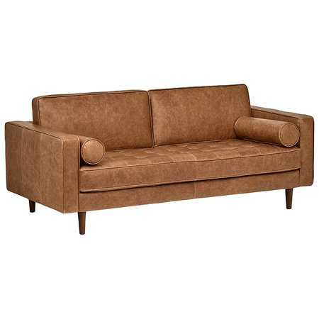 Mid Century Modern Leather Couch