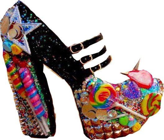 Sweet Tooth Candy Statement Heels Pumps