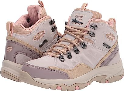 Amazon.com | Skechers womens Hiker Hiking Boot, Navy/Grey, 8.5 US | Hiking Boots