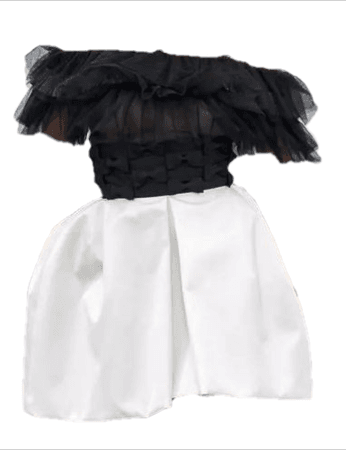 chanel 2020 white black dress