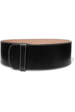 Alaïa | Studded leather waist belt | NET-A-PORTER.COM