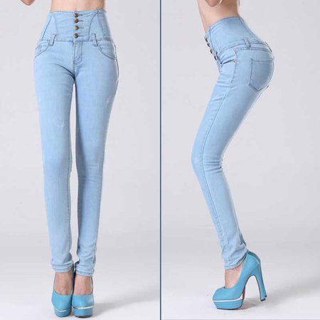baby blue high waisted pants - Google Search