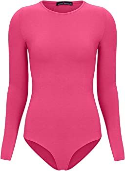 Amazon.com: Natural Uniforms Long Sleeve Body Suit (Black, Small) : Clothing, Shoes & Jewelry