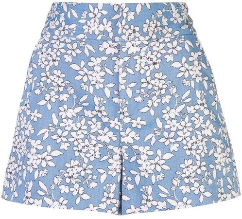 Alice+Olivia Cady floral print shorts