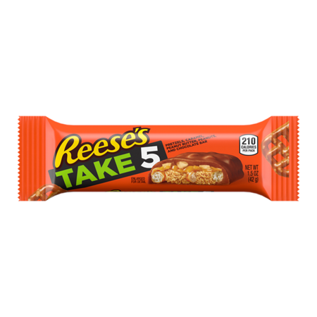 REESE'S TAKE5 Chocolate Peanut Butter Candy Bar, 1.5 oz | CowboyYeehaww