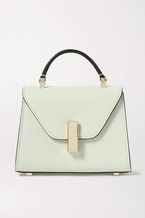 Iside Micro Textured-leather Shoulder Bag - Green