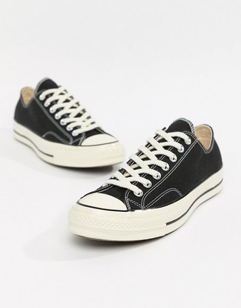 Converse Chuck Taylor All Star '70 Ox Sneakers In Black 162058C | ASOS