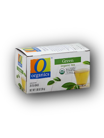 O Organics Green Tea Organic 20 Count - 1.06 Oz drink
