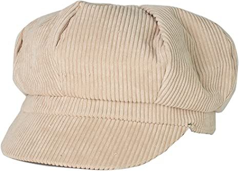 Belsen Unisex Cotton Corduroy Newsboy Cap Gatsby Ivy Hat (Khaki) at Amazon Men’s Clothing store