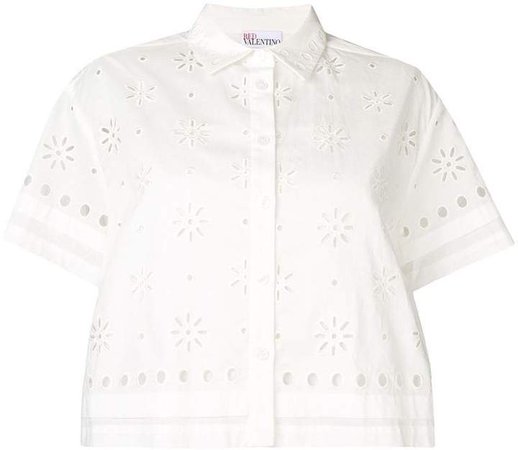 broderie anglaise blouse