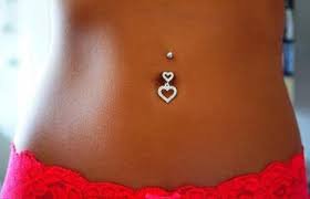 heart belly ring - Google Search