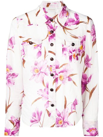 Zimmermann Floral Print Shirt | Farfetch.com