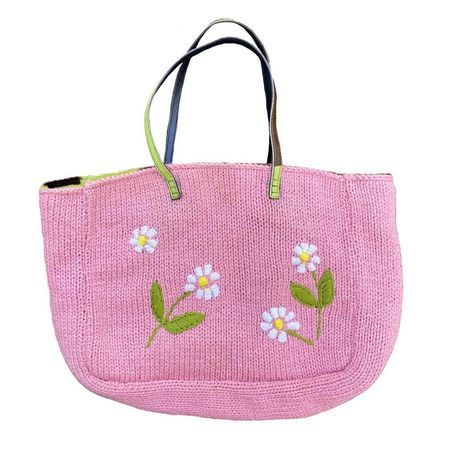 Fendi Women's Pink and Green Bag | Depop
