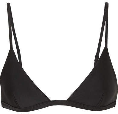 Matteau - Petite Triangle Bikini Top - Black
