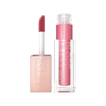 Amazon.com : Maybelline Lifter Gloss, Hydrating Lip Gloss with Hyaluronic Acid, High Shine for Fuller Looking Lips, XL Wand, Petal, Warm Pink Neutral, 0.18 Ounce : Beauty & Personal Care