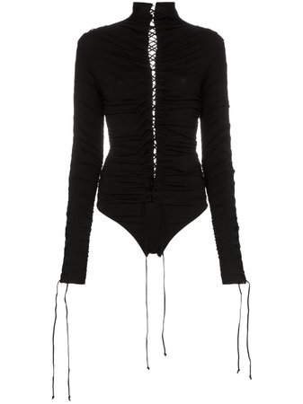 Unravel Project Lace-Up Bodysuit | Farfetch.com