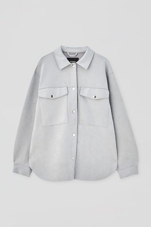 Куртка-рубашка с кнопками и карманами - PULL&BEAR
