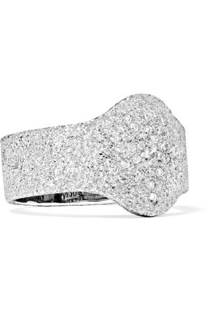 Carolina Bucci | Superstellar 18-karat white gold diamond ring | NET-A-PORTER.COM