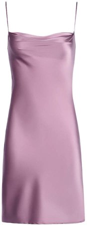 Simply Silk Studio - Nana Silk Slip Dress In Lavender