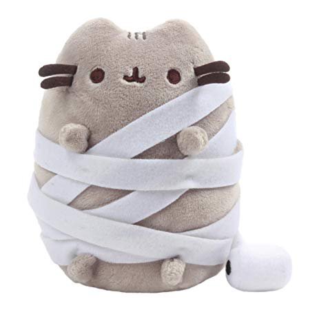 Amazon.com: GUND Pusheen Mummy Halloween Cat Plush Stuffed Animal, Gray, 5": Toys & Games