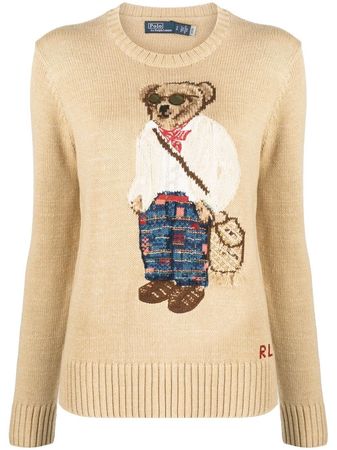 Polo Ralph Lauren Polo Bear crew-knit Jumper - Farfetch