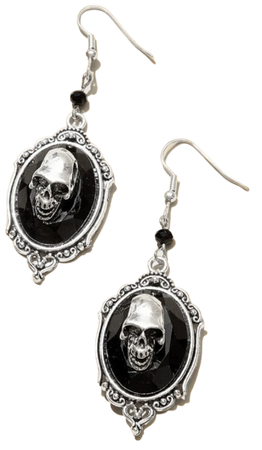 Goth Skull Earrings