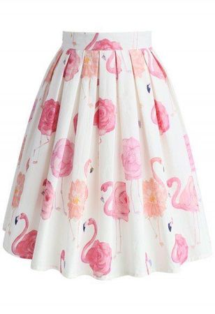 flamingo skirt