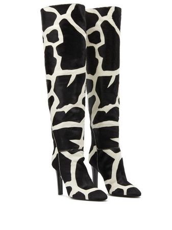 Giuseppe Zanotti Giraffe Print Boots - Farfetch