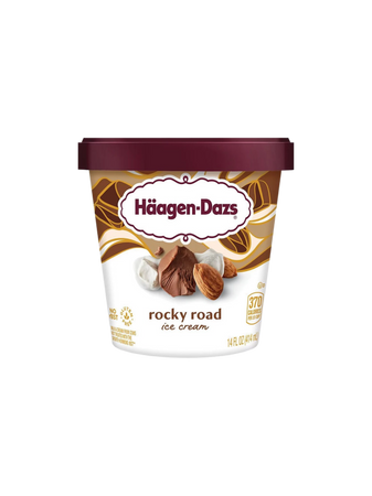 rocky road ice cream food