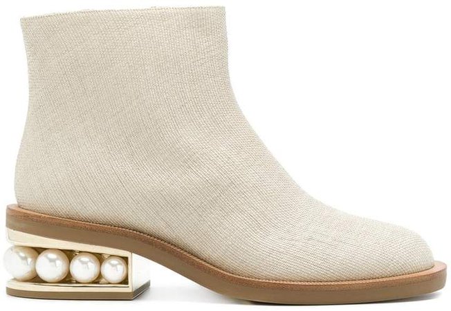 Casati pearl ankle boots