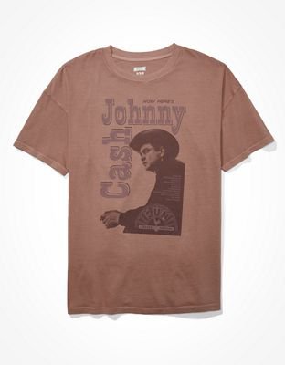 AE Oversized Johnny Cash Graphic T-Shirt