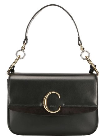 Chloé Chloè Leather Shoulder Bag - Black - 10954997 | italist
