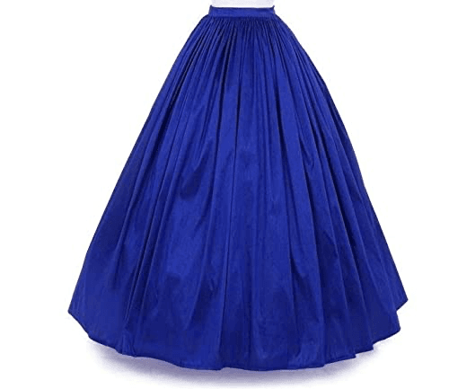 Sapphire blue skirt