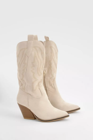 boohoo cowboy boots