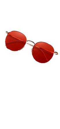 red sun glasses