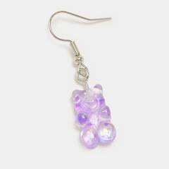 Pretty Purple Gummy Bear Earrings | Koi