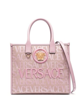 Versace Small Versace Allover Tote Bag - Farfetch