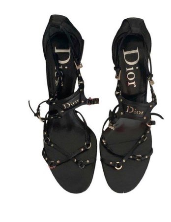 Dior bondage heels