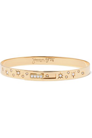 Jemma Wynne | 18-karat gold diamond bracelet | NET-A-PORTER.COM