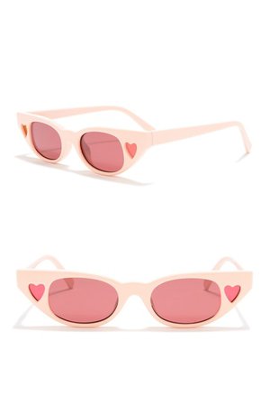 Le Specs | The Heartbreaker Skinny Cat Eye Sunglasses | Nordstrom Rack