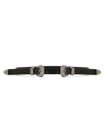 Olympiah Double Buckle Leather Belt - Farfetch