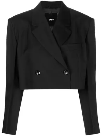 JNBY cropped.double-breasted Blazer