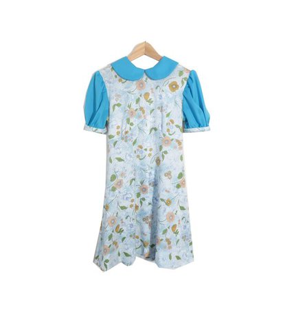 Vintage 70s Floral Peter Pan Collar Mini Dress Size S/M | Etsy