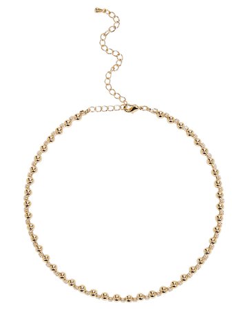 Jordan Road Jewelry Emilia Crystal Ball Chain Choker | INTERMIX®