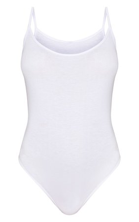 Basic White Bodysuit | Tops | PrettyLittleThing USA