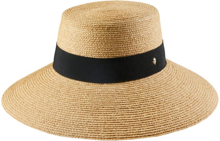 Wide Brim Raffia Hat